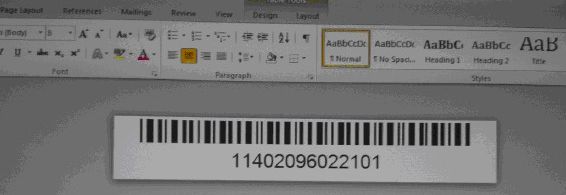 通过word来使用tsc打印机244打印条形码，标签为何空白呢？